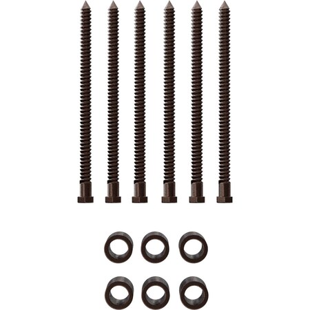 Ekena Millwork Barnfold 4-Door 7/8" Extension Kit, Rustic Brown GB6007M4EXRB